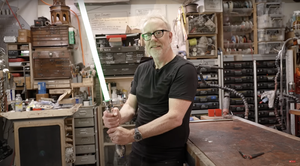 Adam Savage Builds His Own Custom Designed Lightsaber