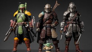 Awesome Ronin Mandalorian and Daimyo Boba Fett Action Figures From Bandai Tamashii Nations