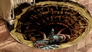 Fun STAR WARS Sarlacc Pit Optical Illusion Rug with Boba Fett Crawling Out