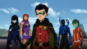 Review: JUSTICE LEAGUE VS. TEEN TITANS Lands Safe Hits