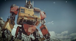 TRANSFORMERS Reimagined as 1950s-Style Movie